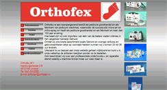 Desktop Screenshot of orthofex.nl