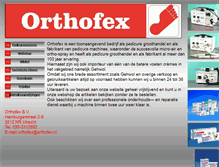 Tablet Screenshot of orthofex.nl